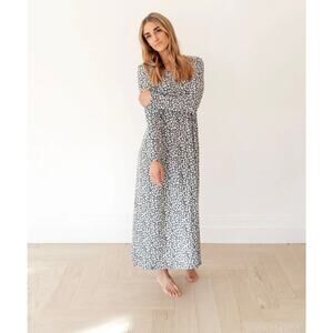 dwell & slumber ISABELLA COSY floral house lounge dress XS SMALL